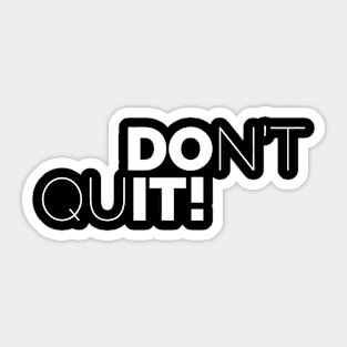 gym motivation. Do it Sticker